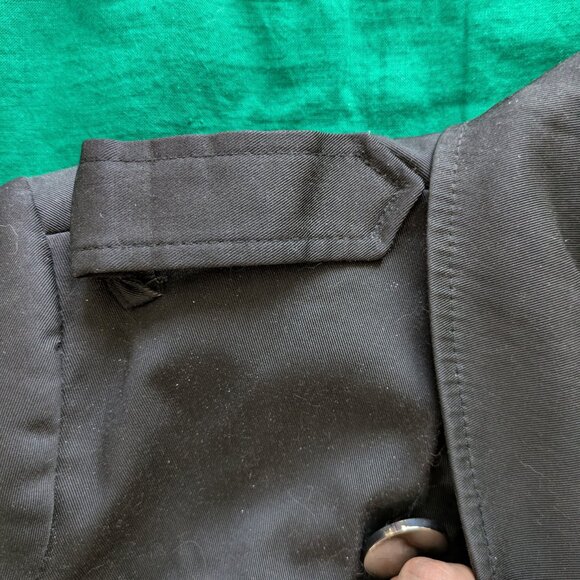 F&F Black Trench Coat - Large - Picture 4 of 6